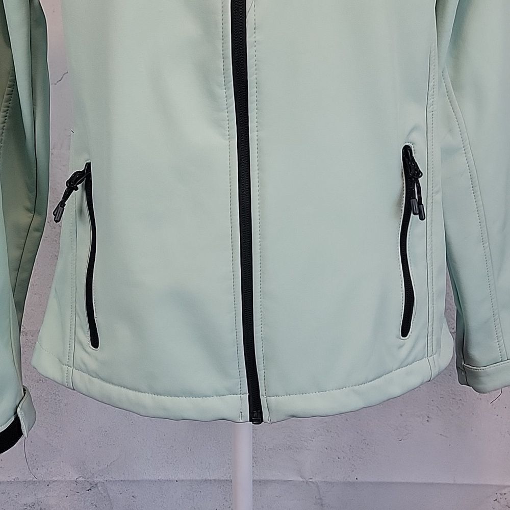 Pulse soft shell winter jacket lime sherbert gree… - image 3